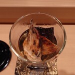 伯雲 - 河豚のヒレ酒