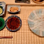 伯雲 - 下関の天然の虎河豚の厚引きのてっさ