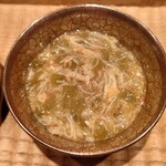 伯雲 - 蓮根饅頭と浜崎の松葉蟹と蕗の餡掛け