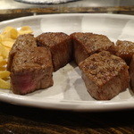 ステーキ池田 - 愛知県産ブランド黒毛和牛フィレ（アップ）