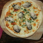 ココモ - 広島県産牡蠣のオイスターピザ¥1,300(ランチセット)