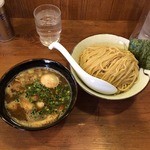 らぁめん 泰然 - 味玉煮干つけ麺(2013.11)