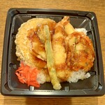 ディオ - 満腹天丼 (税抜)298円 ※開封後 (2024.02.09)