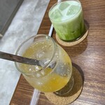 Shi jan - ゆずソーダと抹茶ラテ