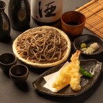 Shrimp tempura soba