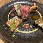 Shiesuta Yamanote - ホタテ、柿、畳イワシ、鴨、蓮根