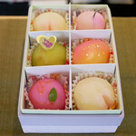 松竹堂 - ☆【松竹堂 吹田山田本店】さん…季節のフルーツ餅(≧▽≦)/～♡☆