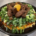 Teppanyaki Okonomiyaki Daizan Hachimanyama - Sujinegi Tamayaki (JPY 1,430) – Menu Price JPY 1,375