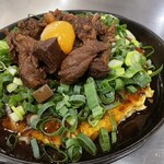 Teppanyaki Okonomiyaki Daizan Hachimanyama - Sujinegi Tamayaki (JPY 1,430) – Menu Price JPY 1,375