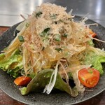 Teppanyaki Okonomiyaki Daizan Hachimanyama - Myoga Ginger Snack Salad, JPY 440