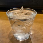 神保町 すしわさび - 芋焼酎南泉（ロック）。