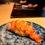 Sushi Hiroya - ⚫車海老  レアレア仕上げが珍しく