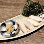 手打ちそば やっ古 - わさび漬け