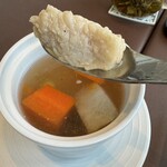 Honkon Ichi Kyuu Kyuu Nana - 香港1997特製炊込みスープ、スプーン上げ