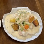 Kikurashi - 帆立と野菜のクリーム煮♬
                        Eランチ