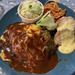 洋食カフェもみじ堂 - おむらいすセット