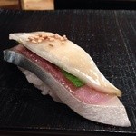 鮨 波やし - ［２回目］シメサバ握り