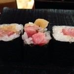 鮨 波やし - ［２回目］トロタク巻き