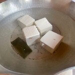石葉 - 朝食）湯豆腐鍋