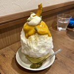 Mogu-Mogu Cafe - 『かき氷mini 南瓜(かぼちゃみるく)』