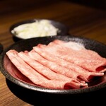 知多牛 響 金三 - 知多牛イチボ薄切