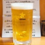 太田屋 - 2024.2 生ビール大（990円）サッポロ黒ラベル