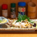 太田屋 - 2024.2 活つぶ貝刺身 肝付（1,023円）