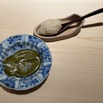 くるますし - 鮑のキモソースは生臭みが一切なくて美味しい。