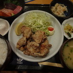日本海庄や - 鶏唐揚定食：９００円