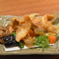 日本料理 瀬戸内 - 鰈唐揚げ・茄子