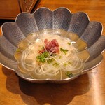 焼うお いし川 - 冷麺　鮪出し