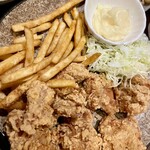 Kushiyaki Kuromatsuya - 鶏の唐揚げ、ビール酵母ポテトフライ