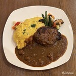 BRASSERIE Bord de mer - オム ハンバーグカレー