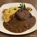 BRASSERIE Bord de mer - オム ハンバーグカレー