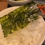 KOREAN DINING LEE - 韓国のりをライスオン♫