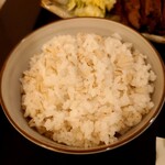 炭焼き 牛たん ゑのじ - 麦めし