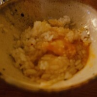 きたうら善漁。 - 食べかけだし、ボケてるしꉂ 追加になった卵かけご飯 めっちゃ美味しかった