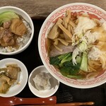 Ajia Rou Ieie No Wantan To Butabara No Mise - 爺爺セット@1,320円