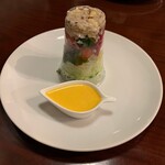 洋食ダチェス - 前菜兼サラダとニンジンのドレッシング