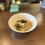 麺屋 あきのそら - にぼしの和え玉 350円