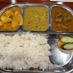 ネパール・インド料理の専門店 ナマステネパール - ネパールランチ（マトンカレー）900円