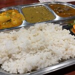 ネパール・インド料理の専門店 ナマステネパール - ネパールランチ（マトンカレー）900円