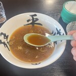 中華そば処 琴平荘 - 最後のスープ