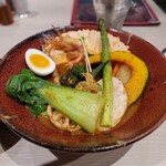 スープカレー奥芝商店 - 野菜たっぷり♡