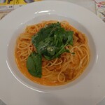 イタリア亭 - ウニのクリームトマトスパゲティ