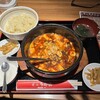 Chabon Tafukurou - ランチ「石焼き麻婆豆腐と麺セット」