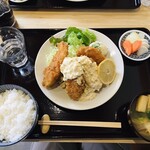 柴田屋 - ■ 本ますフライタルタルソース定食 1160円