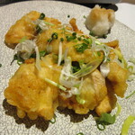 馬ともつ鍋 うまかっちゃ - 【桜島どりの天ぷら】