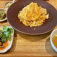 ブリル飯店 - 蟹玉たまご炒飯セット　1,680円(税抜)