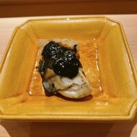 佐野鮨 - 牡蠣のバター、岩海苔
